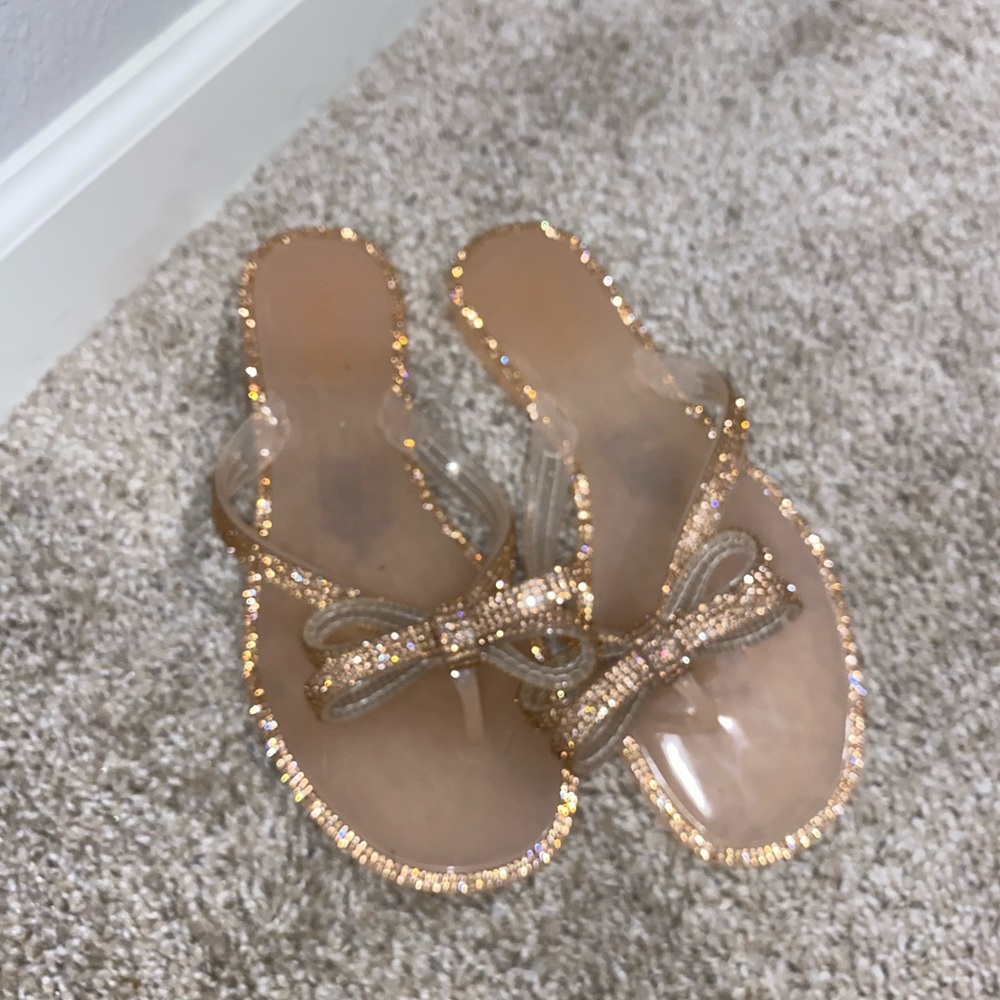 women’s bedazzled sandals